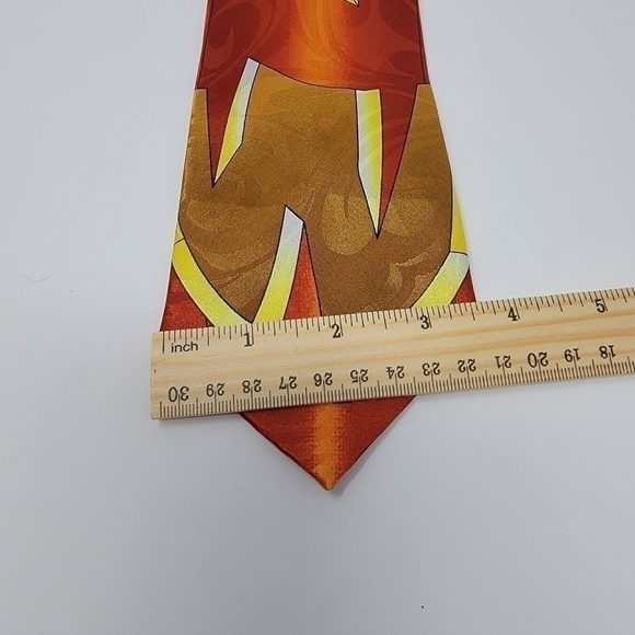STEVEN Harris Scary Pumpkin Spice Halloween Jack-O'-Lantern Tie Nightmare T16 - Picture 5 of 5